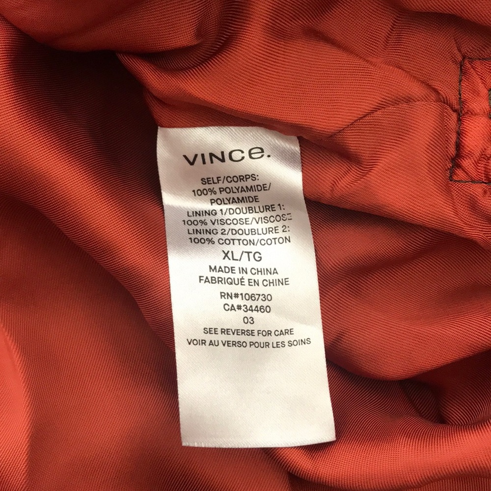 Men’s Vince Bomber jacket. - Picture 3 of 5
